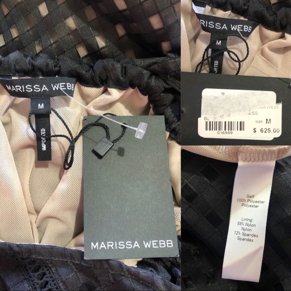 Marissa Webb Kendra Check Organza Midi Dress - Picture 8 of 8